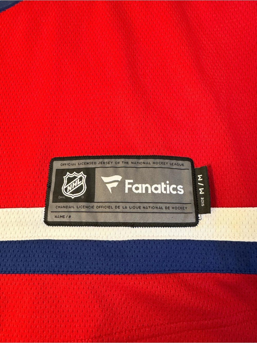 Montreal Canadiens Home Breakaway Hockey Fanatic Jersey Men’s Size M EUC - Picture 5 of 11